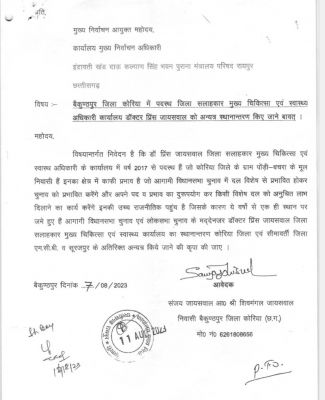प्रभारी डीपीएम के खिलाफ जांच के निर्देश