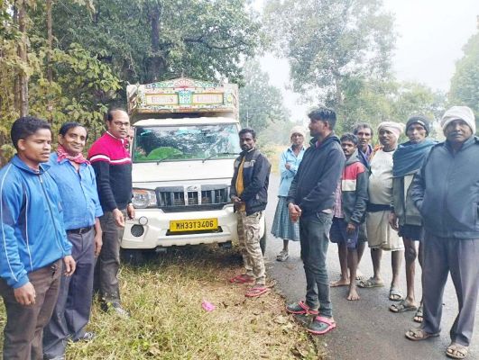जिले की सीमा में पकड़ाया महाराष्ट्र का धान