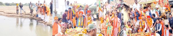 नवनिर्वाचित विधायक इंद्र कुमार साहू ने निकाली आभार रैली, जगह-जगह जोरदार स्वागत