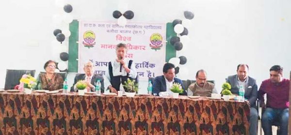 पूर्ण शारीरिक, मानसिक और आध्यात्मिक विकास के लिए मानवाधिकार आवश्यक-डॉ. जेम्स