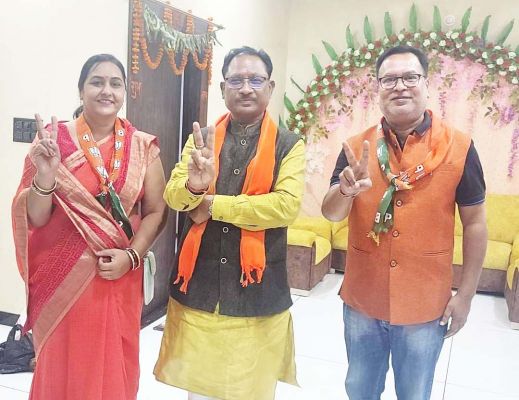 भाजपा नेताओं ने दी साय को बधाई