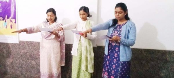 सीईओ विश्वदीप ने लिंग आधारित हिंसा के विरूद्ध कर्मचारियों को दिलाई शपथ