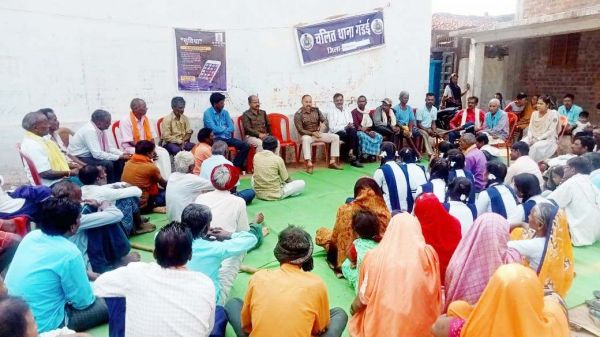 कटंगी में पुलिस ने लगाया चलित थाना