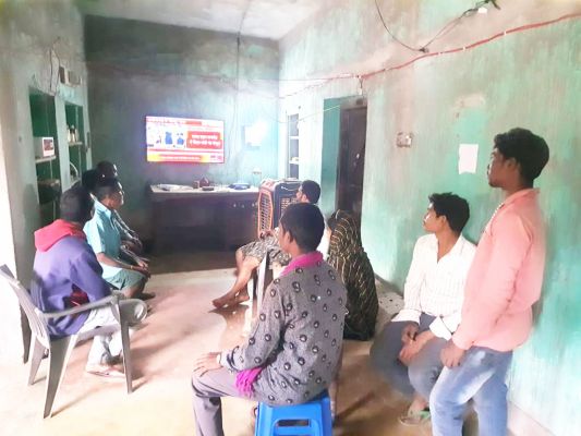 सीएम के शपथ ग्रहण समारोह  को देखने लोगों में उत्साह