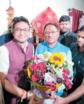 किशोर देवांगन ने सीएम साय को दी बधाई