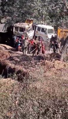 ग्रामीणों ने त्रिपुरा राइफल के जवानों को दौड़ा-दौड़ाकर पीटा  