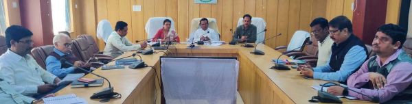 विकसित भारत संकल्प यात्रा  को लेकर वर्चुअल बैठक 