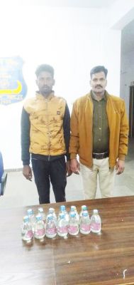 13 पौवा के साथ आरोपी पकड़ाया