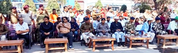 रासायनिक नुकसान से बचाव के लिए मॉक ड्रिल