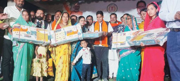 अर्जुनी से विकसित भारत संकल्प यात्रा की शुरुआत