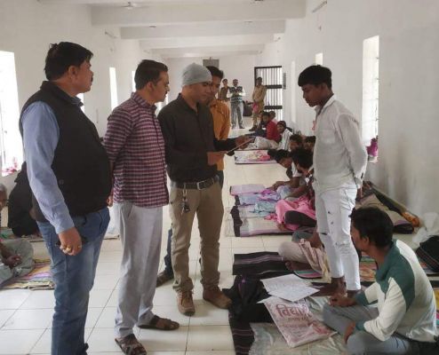 चार सदस्यीय दल ने किया जिला जेल का निरीक्षण