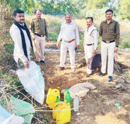 हाथी प्रभावित क्षेत्रों में आबकारी विभाग की कार्रवाई