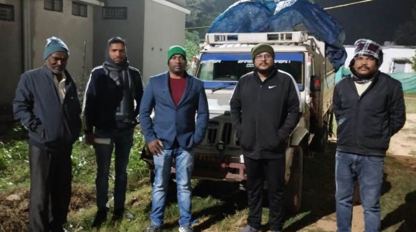 115 बोरी अवैध धान सहित दो पिकअप जब्त