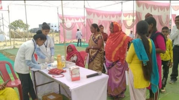 नि:शुल्क मेगा मेडिकल कैम्प से सूर्यांश शिक्षा महामहोत्सव का आगाज