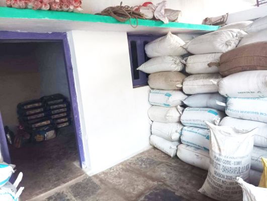 200 बोरी धान जब्त