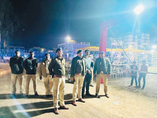 यातायात पुलिस ने पावरग्रिड कर्मियों को सडक़ सुरक्षा के प्रति किया जागरूक