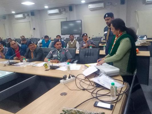 स्काउट-गाइड की बैठक, कई मुद्दों पर चर्चा