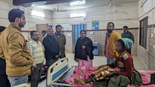 देर रात जिला अस्पताल पहुंचीं लता उसेंडी, किया निरीक्षण 
