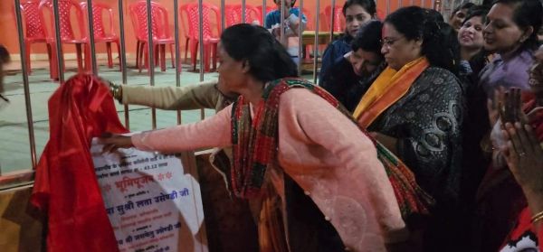 दंतेश्वरी विहार में बनेगी सीसी सडक़, भूमिपूजन
