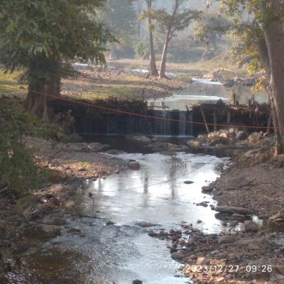भोरमदेव अभ्यारण की नदियों में पानी कम