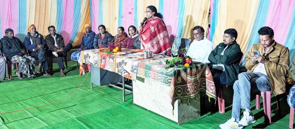 नव वर्ष मिलन समारोह, विधायक लता का स्वागत