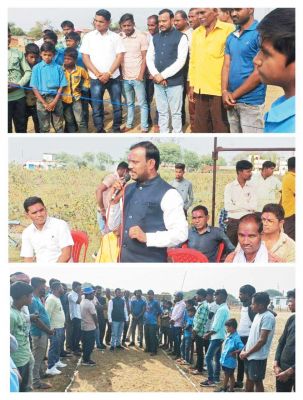 क्रिकेट स्पर्धा में शामिल हुए भाजपा नेता