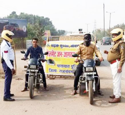 अब बिना हेलमेट दोपहिया वाहन चालकों पर होगी कार्रवाई