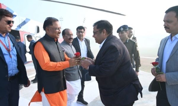 सीएम का राजिम में स्वागत