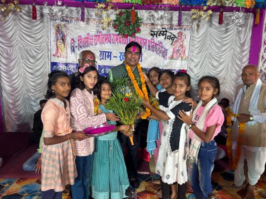 रामायण स्पर्धा के समापन पर शामिल हुए विधायक