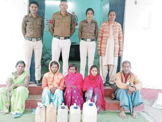 भारत माता वाहिनी ने दी अवैध शराब की सूचना