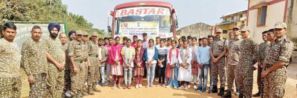 आदिवासी युवा आदान-प्रदान कार्यक्रम, आईटीबीपी ने किया हरियाणा रवाना