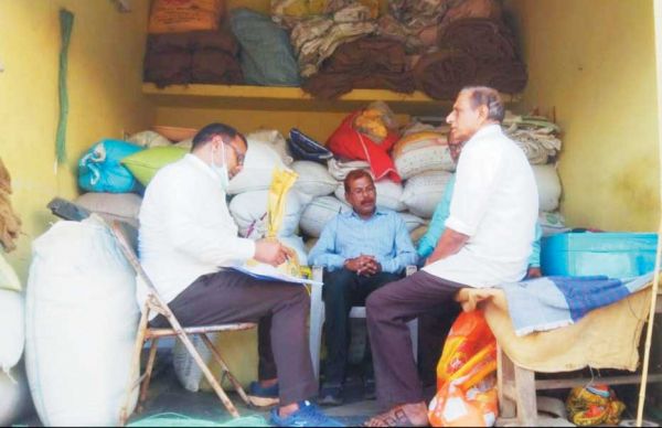 70 कट्टा धान जब्त