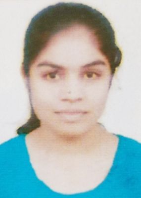 संचिता का मेरिट सूची में   विवि में पांचवा स्थान