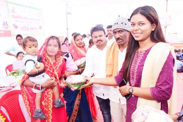 खपरीकला में पहुंची विकसित भारत संकल्प यात्रा