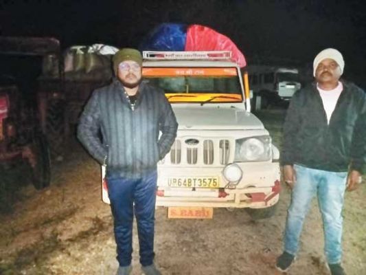 60 बोरी अवैध धान जब्त