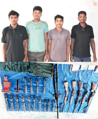 नक्सलियों के खुफिया ठिकानों पर धावा, बीजीएल बनाने की फैक्ट्री ध्वस्त