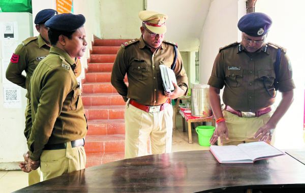 एसएसपी ने कोतवाली थाने का किया निरीक्षण