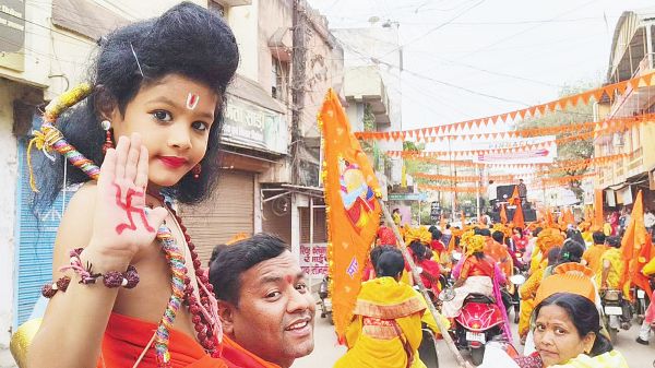 प्राण-प्रतिष्ठा, हर जगह जय श्रीराम की गूंज, बाइक रैली से भक्तिमय वातावरण