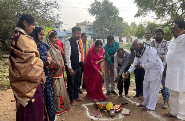 रंजना ने किया विकास  कार्यों का भूमिपूजन