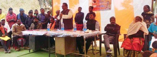 लूंड्रा विधायक ने कुंवरपुर का किया दौरा, भव्य स्वागत