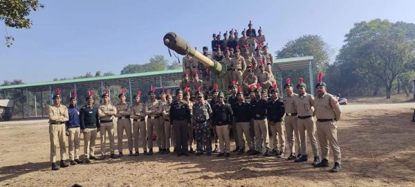 एनसीसी अधिकारी व कैडेट  प्रशिक्षण में हुए शामिल