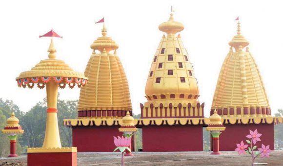 मंदिर प्राण-प्रतिष्ठा के साथ भागवत ज्ञान सप्ताह की तैयारी