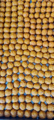 प्राण-प्रतिष्ठा, 20 क्विंटल लड्डू बन रहे