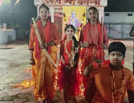 राममय हुआ शहर, राम धुन के साथ उत्सव का रहा माहौल