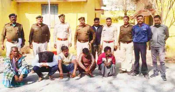 करंट से बाघ की मौत, 5 गिरफ्तार 