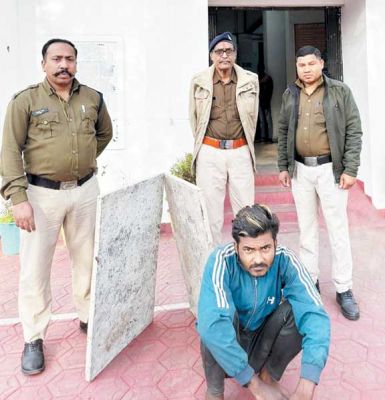 चोरी का आरोपी गिरफ्तार