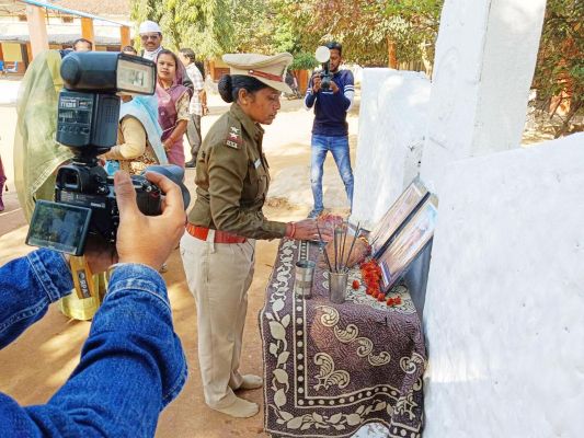 शहीद सुखसाय व पंचराम को दी श्रद्धांजलि  