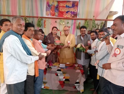 सुंदरकेरा में मनाई गई शाकंभरी जयंती