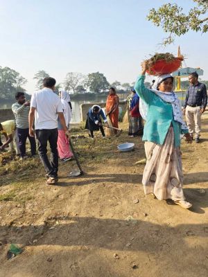 तालाब की सफाई