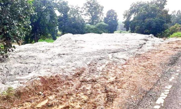 फ्लाई ऐश डिस्पोजल को नहीं मिल रही अनुमति  